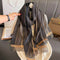 Sheen Organza Scarves - Black